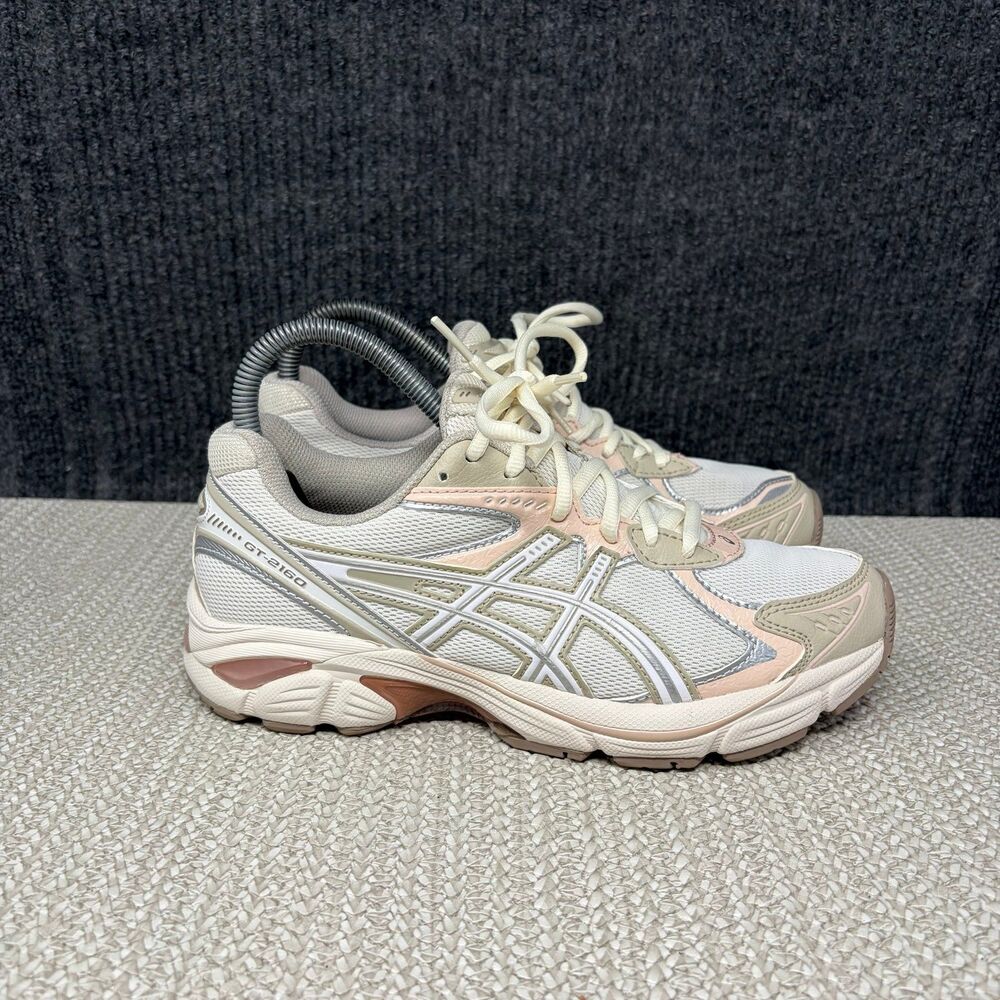 ASICS GT-2160 Transcendent Pink Cream Athletic Running Shoes Women’s Size 7